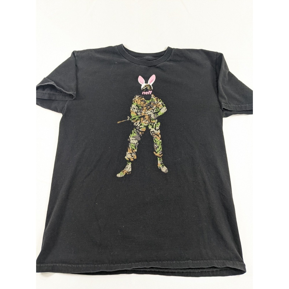 Neff Screen Tshirt Bunny Soldier‎ USA Camouflage Medium/Small